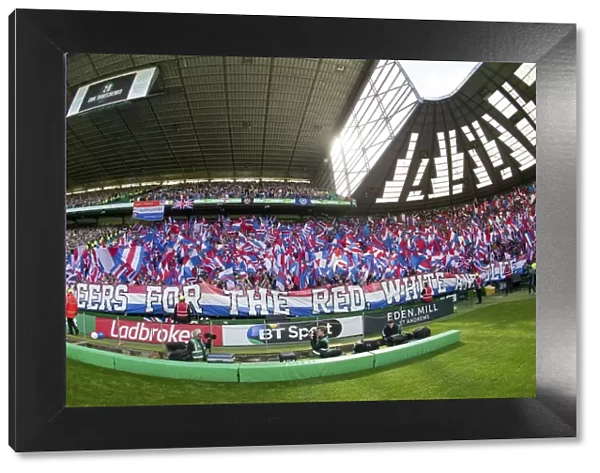 A Sea of Passion: Rangers Fans Celebrate Historic 2003 Scottish Cup Victory at Celtic Park