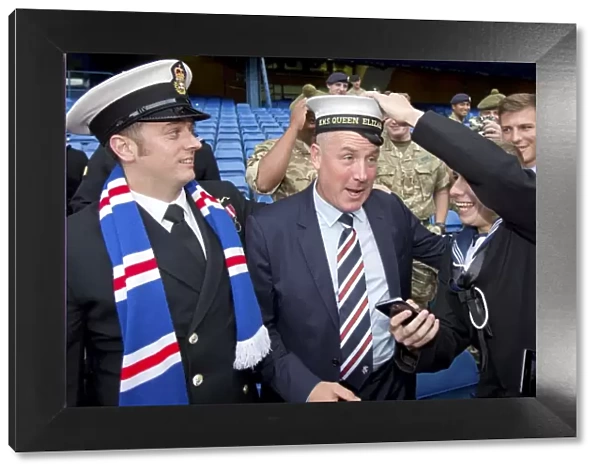 Rangers Manager Mark Warburton Pays Tribute to Armed Forces Ahead of Rangers vs Ross County Match at Ibrox Stadium