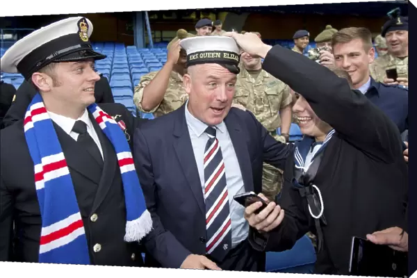 Rangers Manager Mark Warburton Pays Tribute to Armed Forces Ahead of Rangers vs Ross County Match at Ibrox Stadium