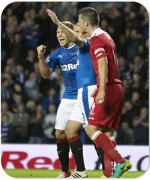 Rangers Martyn Waghorn Scores Hat-trick in Betfred Cup Quarterfinal vs. Queen of the South at Ibrox Stadium