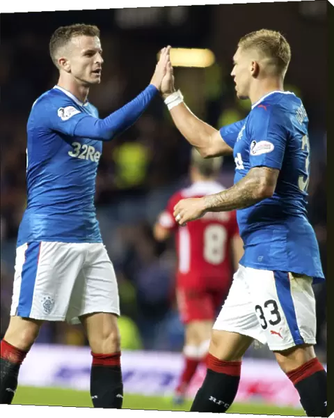 Rangers Double Delight: Martyn Waghorn's Brace in Betfred Cup Quarterfinal vs. Queen of the South at Ibrox