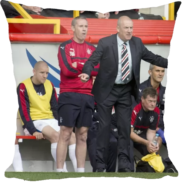 Mark Warburton at Pittodrie: Rangers Battle Aberdeen in Premiership Clash - Scottish Cup-Winning Manager