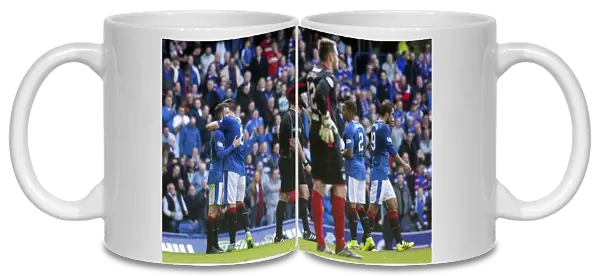 Rangers FC: Andy Halliday and Danny Wilson Celebrate Thrilling Goal at Ibrox Stadium