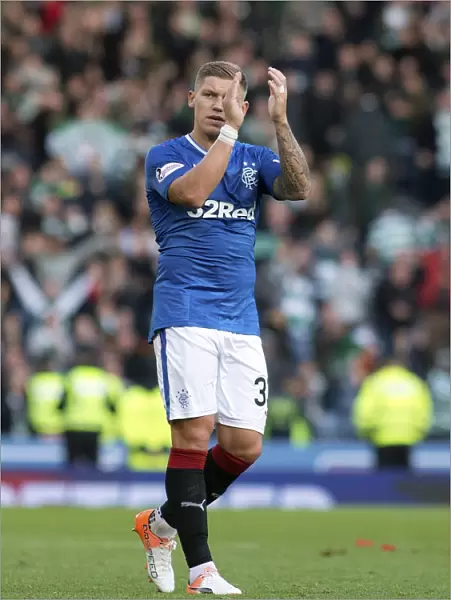 Martyn Waghorn at the Rangers vs Celtic Betfred Cup Semi-Final, Hampden Park