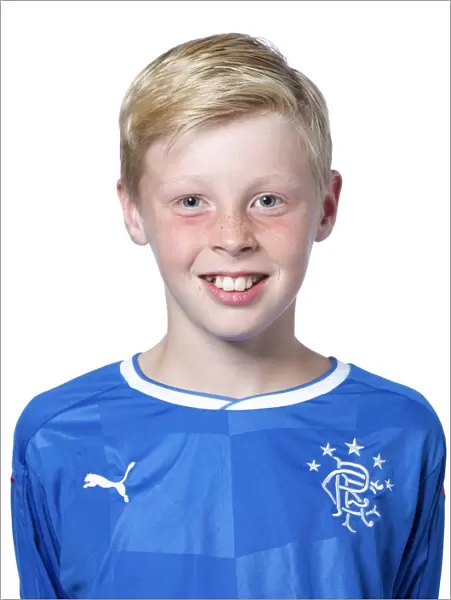 Rangers U12: The Next Generation with Scottish Cup Champion Connor Devine at The Rangers Football Centre