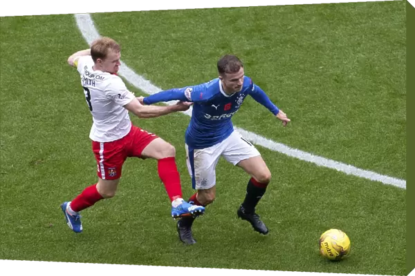 Intense Battle at Ibrox: Halliday vs. Smith, Rangers vs. Kilmarnock, Ladbrokes Premiership