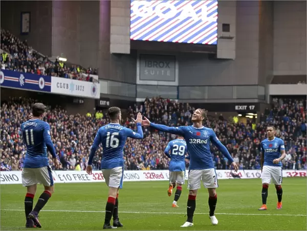 Rangers: Halliday and Garner Celebrate Euphoric Goal at Ibrox Stadium
