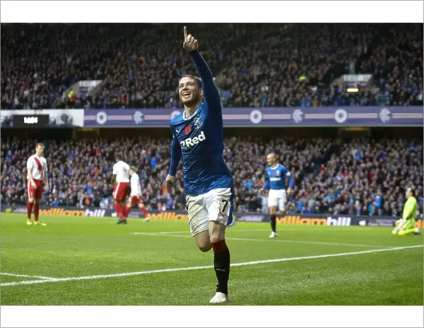 Rangers Joe Garner: Stunning Goal Thrills Ibrox Crowd (Ladbrokes Premiership)