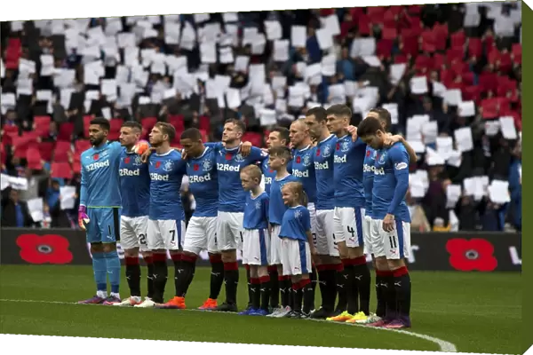 Rangers Football Club: A Moment of Silence for Remembrance Day (Rangers vs Kilmarnock, Ladbrokes Premiership, Ibrox Stadium)