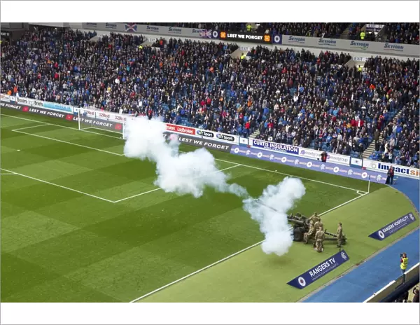 Rangers vs Kilmarnock: A Salute to Armed Forces - Remembrance Day Tribute at Ibrox Stadium: Minute Silence and Gun Salute