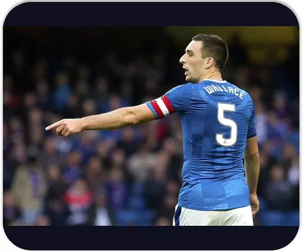 Rangers Captain Lee Wallace Leads the Charge at Ibrox Stadium