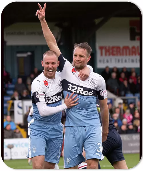 Rangers Hill and Miller: Celebrating Glory in Ross County Showdown (Ladbrokes Premiership)