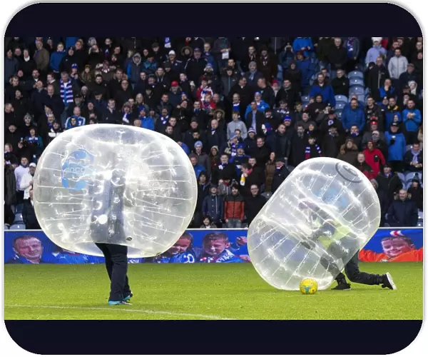 Bubble Football at Halftime: Rangers vs Dundee, Ladbrokes Premiership, Ibrox Stadium