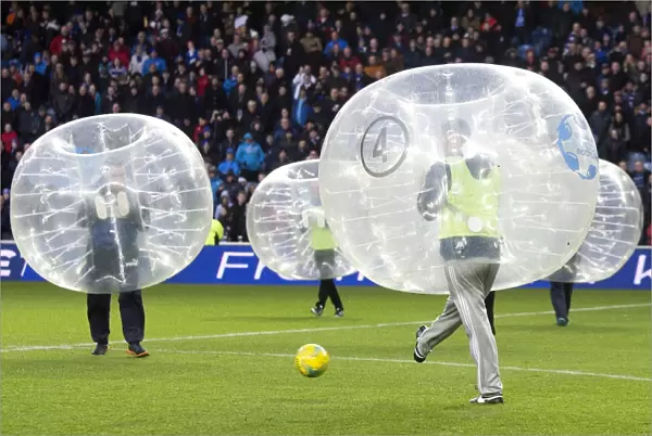 Rangers vs Dundee: Bubble Football Halftime Show, Ladbrokes Premiership, Ibrox Stadium