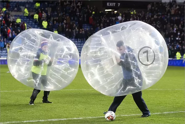 Rangers vs Dundee: Halftime Bubble Football Showdown at Ibrox Stadium