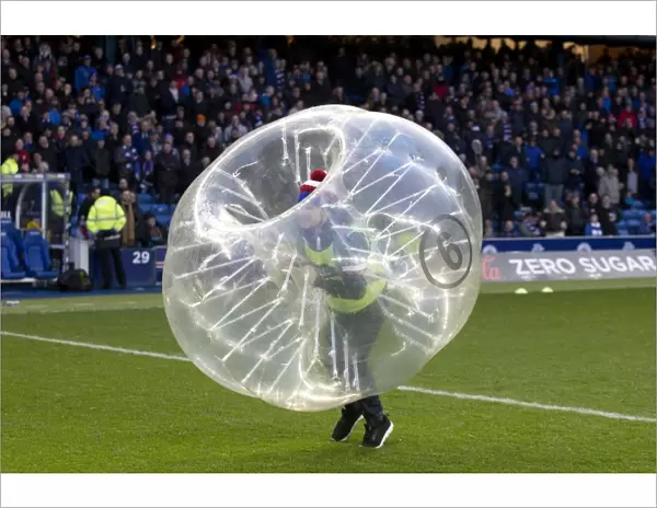 Rangers vs Dundee: Bubble Football Halftime Show in the Ladbrokes Premiership at Ibrox Stadium