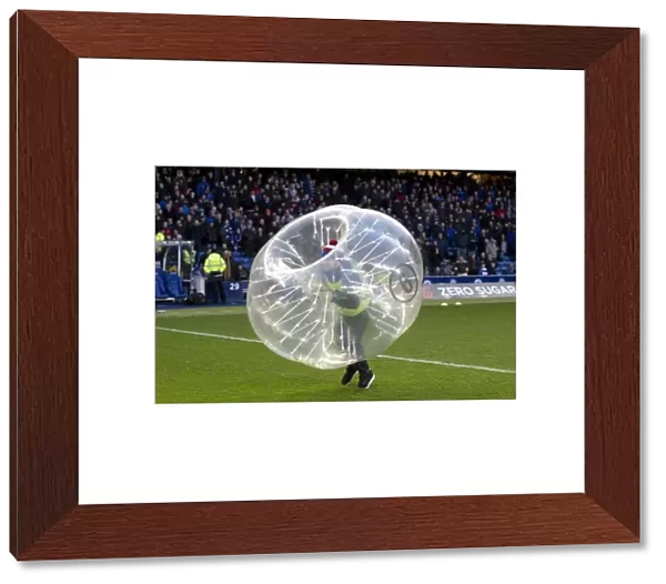 Rangers vs Dundee: Bubble Football Halftime Show in the Ladbrokes Premiership at Ibrox Stadium