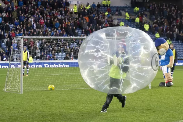 Bubble Football Halftime Showdown at Ibrox Stadium: Rangers vs Dundee, Ladbrokes Premiership