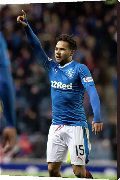 Rangers Harry Forrester Scores Thrilling Goal in Ladbrokes Premiership Match vs Dundee at Ibrox