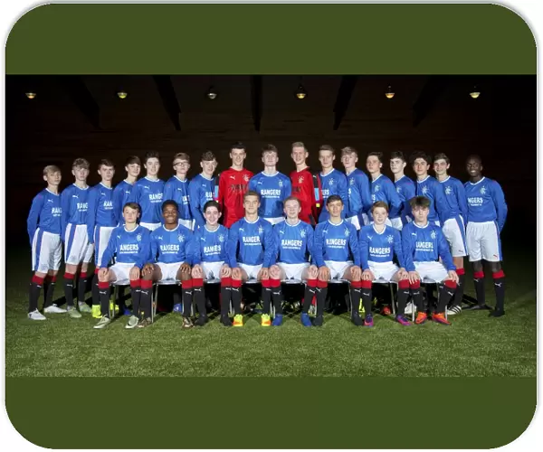Rangers U17 Team Picture - The Rangers Football Centre