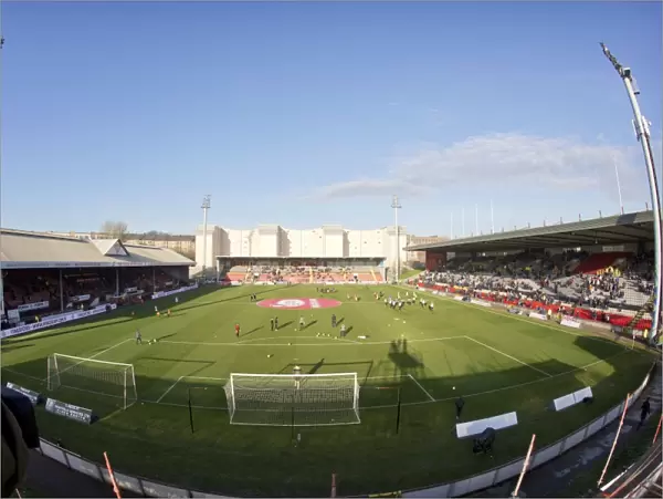 Rangers and Partick Thistle: Pre-Match Warm-Up at Firhill Stadium, Ladbrokes Premiership