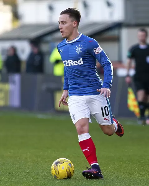Barrie McKay in Action: Rangers vs Partick Thistle - Ladbrokes Premiership at Firhill Stadium