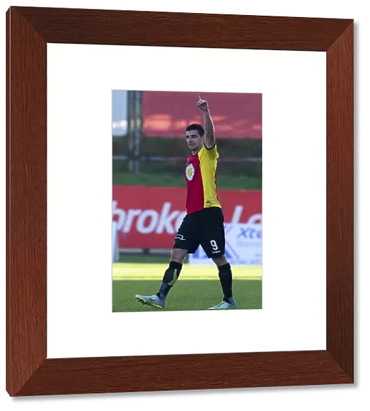 Kris Doolan's Euphoric Goal Celebration in the Ladbrokes Premiership: A Thrilling Moment at Firhill Stadium