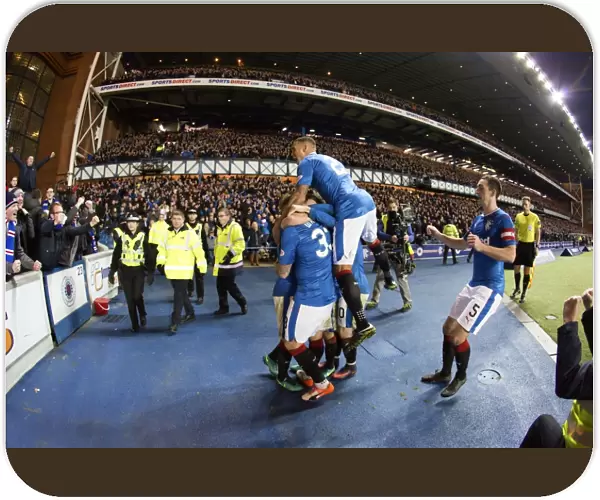 Rangers: Celebrating Hodson's Goal in Euphoria at Ibrox Stadium