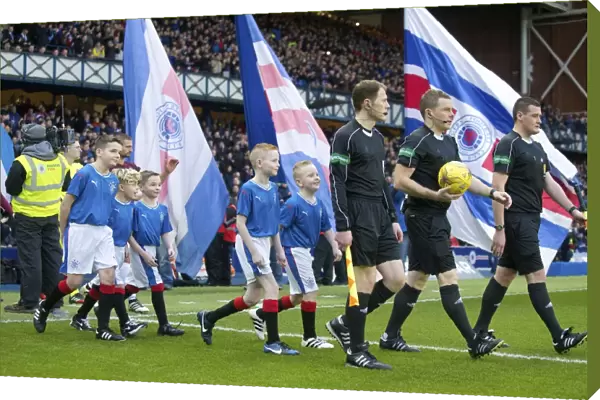 Mascots Face-Off: Rangers vs Heart of Midlothian at Ibrox Stadium