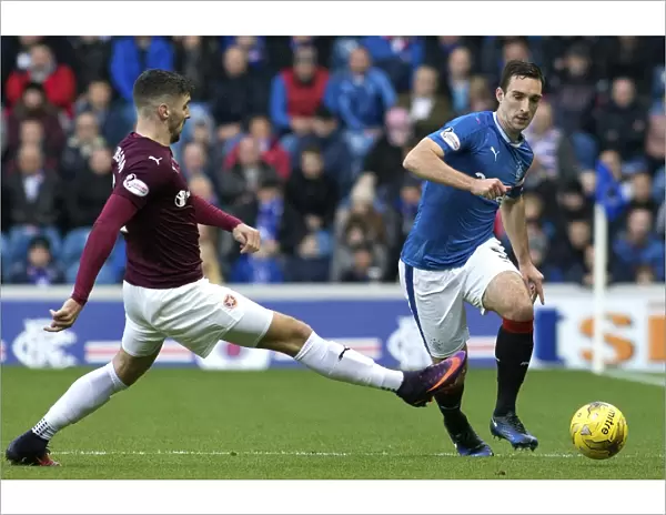 Lee Wallace Leads Rangers in Epic Ibrox Clash against Heart of Midlothian: Scottish Cup Champions (2003)