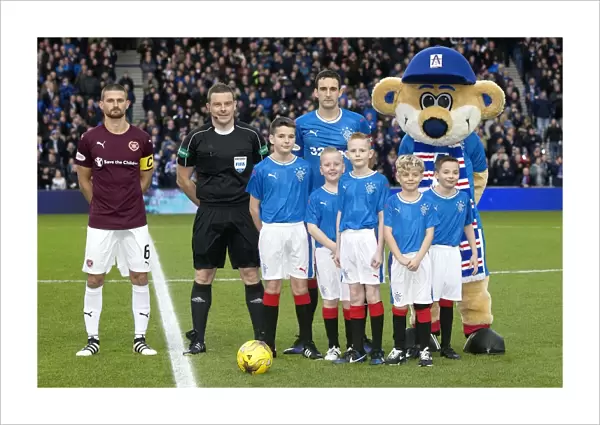 Rangers Football Club: 2003 Scottish Cup Victory - Celebrating with Captain Lee Wallace and Mascots at Ibrox Stadium
