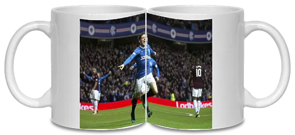 Thrilling Goal: Rob Kiernan Scores for Rangers in Epic Scottish Premiership Clash vs. Heart of Midlothian at Ibrox Stadium