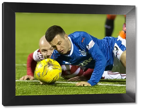 Intense Rivalry: Holt vs. Gillespie Clash in Rangers vs. Hamilton Accies Football Match