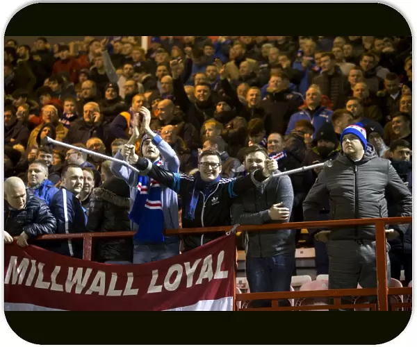 Rangers FC: A Sea of Blue and White - Ladbrokes Premiership Match at New Douglas Park