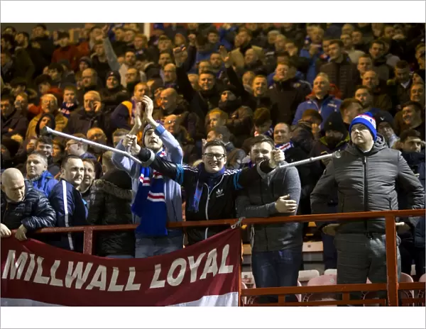 Rangers FC: A Sea of Blue and White - Ladbrokes Premiership Match at New Douglas Park