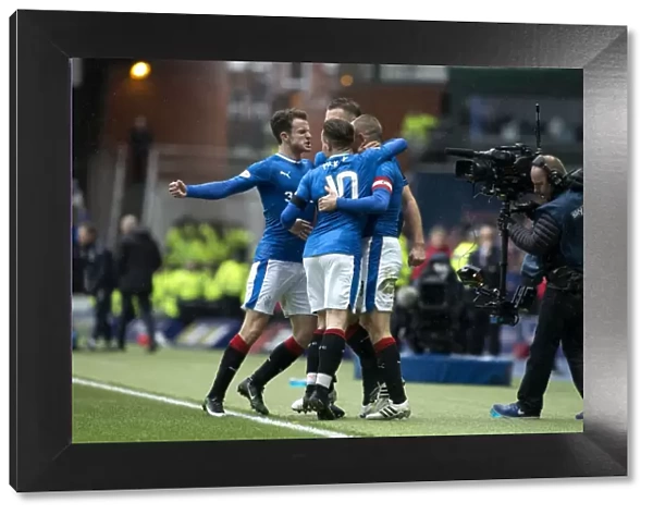 Rangers Euphoric Goal Celebration: Kenny Miller Lifts the Scottish Cup (2003)