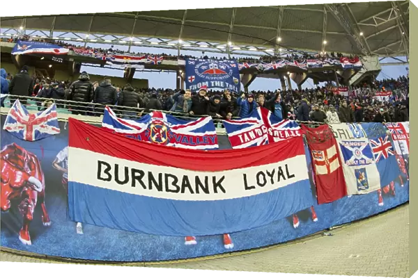 A Sea of Scottish Pride: Rangers Fans Epic Roar at Red Bull Arena