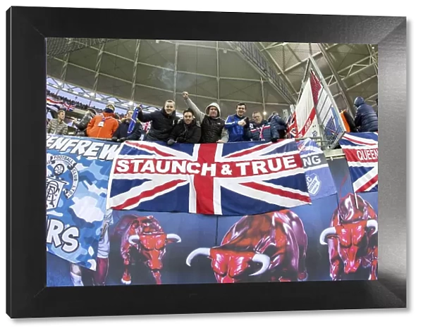 Rangers Fans Unite: A Sea of Scottish Pride at Red Bull Arena