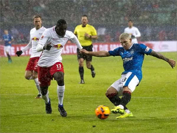 Rangers Martyn Waghorn Chases Victory: Thrilling Shot at RB Leipzig's Red Bull Arena