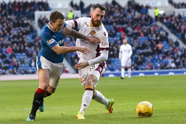 Intense Rivalry: Rangers vs Motherwell in the Scottish Cup Fourth Round at Ibrox Stadium