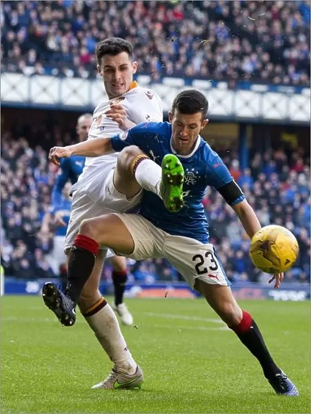 Rangers vs Motherwell: Jason Holt's Determined Showdown with Carl McHugh at Ibrox Stadium - Scottish Cup Clash