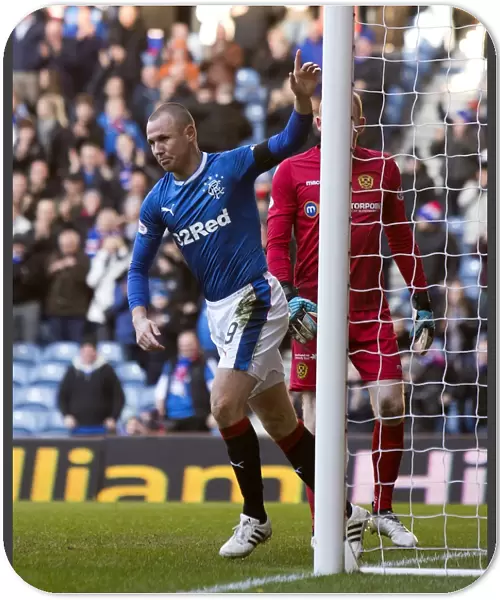 Kenny Miller's Historic First Goal: Rangers vs Motherwell in the 2003 Scottish Cup Fourth Round at Ibrox Stadium
