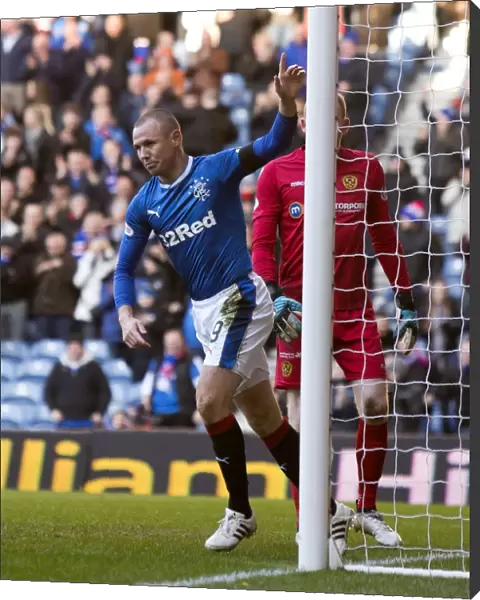 Kenny Miller's Historic First Goal: Rangers vs Motherwell in the 2003 Scottish Cup Fourth Round at Ibrox Stadium
