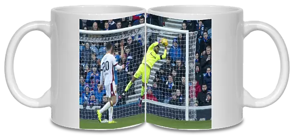 Wes Foderingham's Heroic Save: Rangers vs Motherwell in the Scottish Cup Fourth Round at Ibrox Stadium