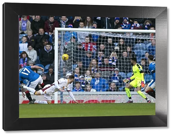 Moult's Stunning Header: Motherwell Shocks Rangers in Scottish Cup Fourth Round at Ibrox