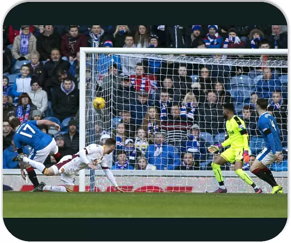 Moult's Stunning Header: Motherwell Shocks Rangers in Scottish Cup Fourth Round at Ibrox