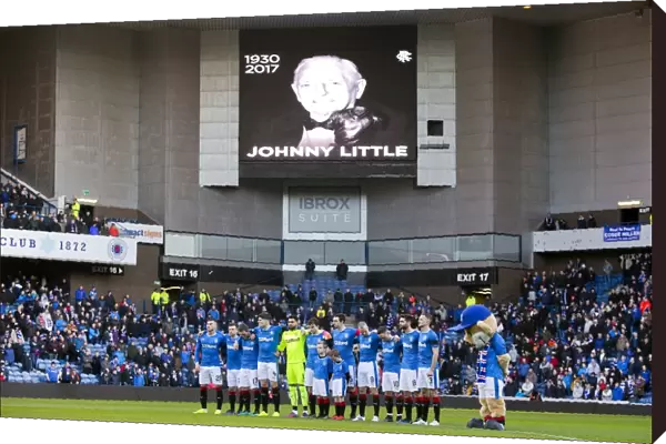 Rangers Honor Jonny Little: A Moment of Silence in the Scottish Cup (2003)