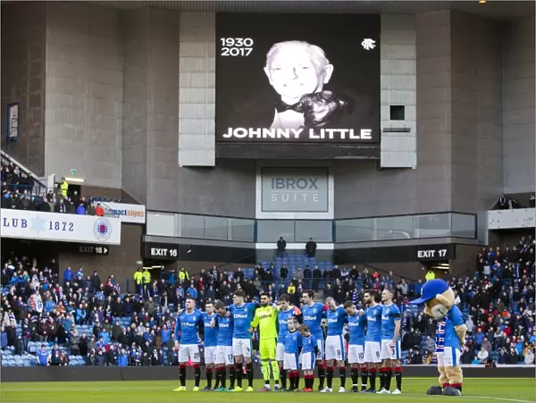 Rangers Honor Jonny Little: A Moment of Silence in the Scottish Cup (2003)