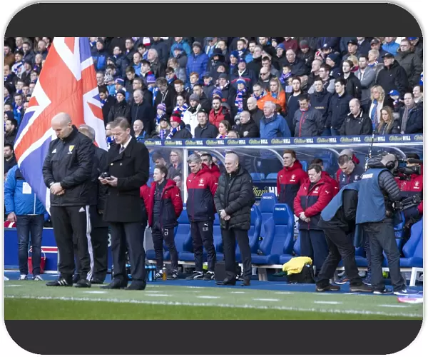 Rangers FC Honors Jonny Little: A Moment of Silence in the Scottish Cup (2003)