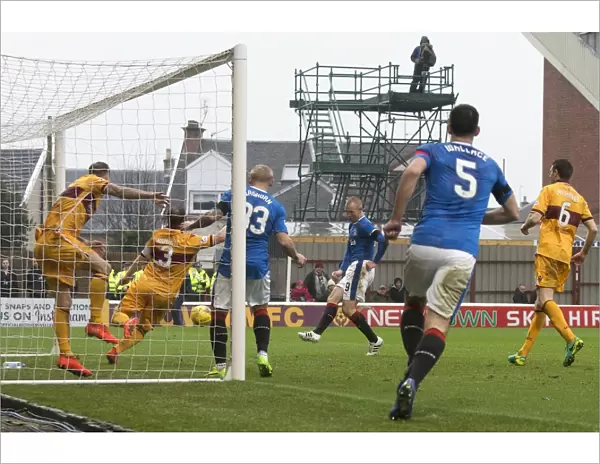 Rangers Historic Scottish Cup Win: Kenny Miller Scores the Opener Against Motherwell (2003)